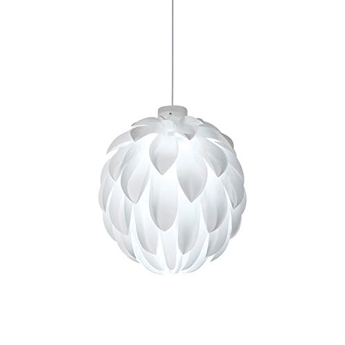 Scandinavian Petal Chandelier - White 50cm