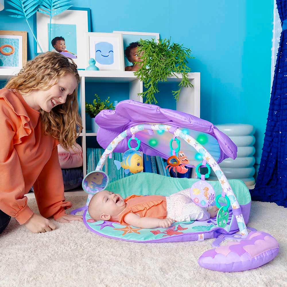 Twinkle Trove Lights & Music Activity Gym - Mermaid 0 month