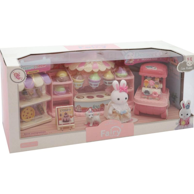 FAIRY CARE Cute Rabbit Dessert Shop Set 1