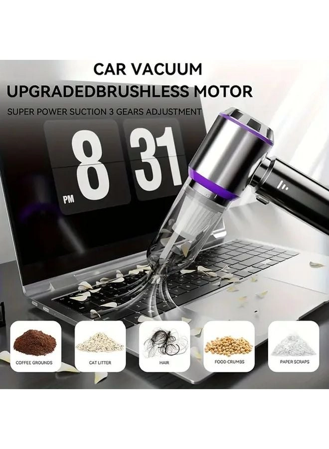 4-in-1 Wireless Handheld Vacuum Cleaner - 2000mAh