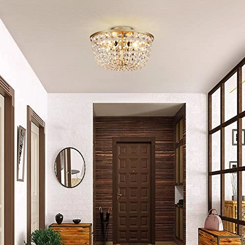 Crystal Leaf Chandelier