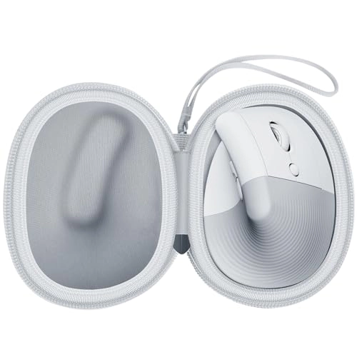 Case for Logitech Lift Vertical Ergonomic Mouse - Grey Hard Shell