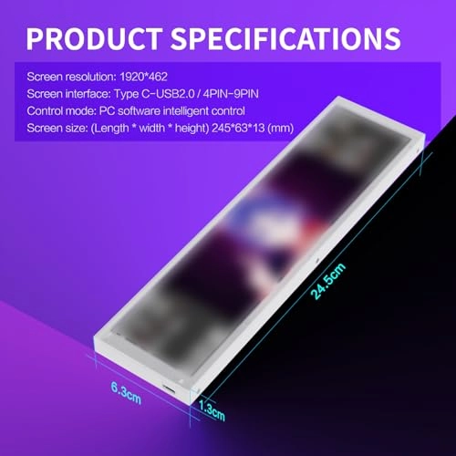 Computer Case Secondary Screen - Bewinnerfg1ld7honz-12 9.1 Inches 2736 x 1824 MP