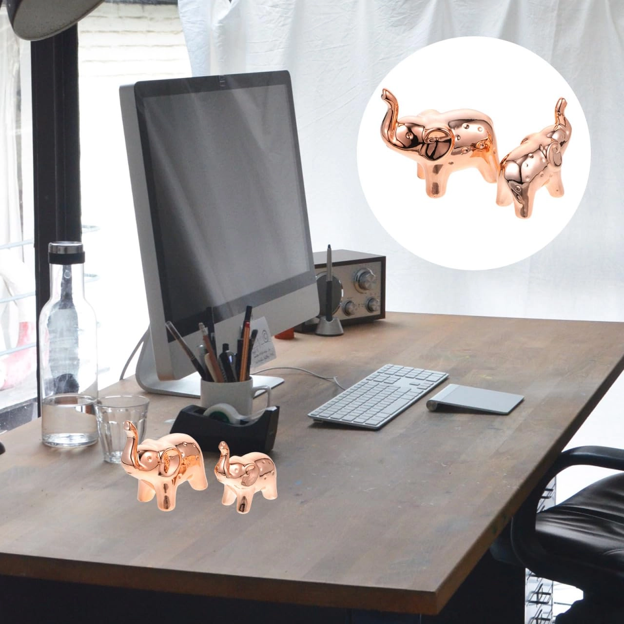 Elephant Statue - ceramic