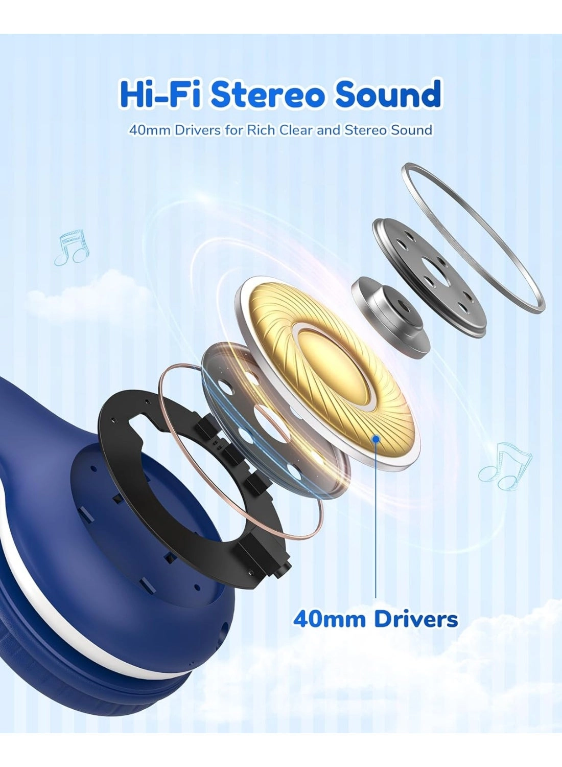 K2 - Kids Bluetooth 5.0 40H Playtime