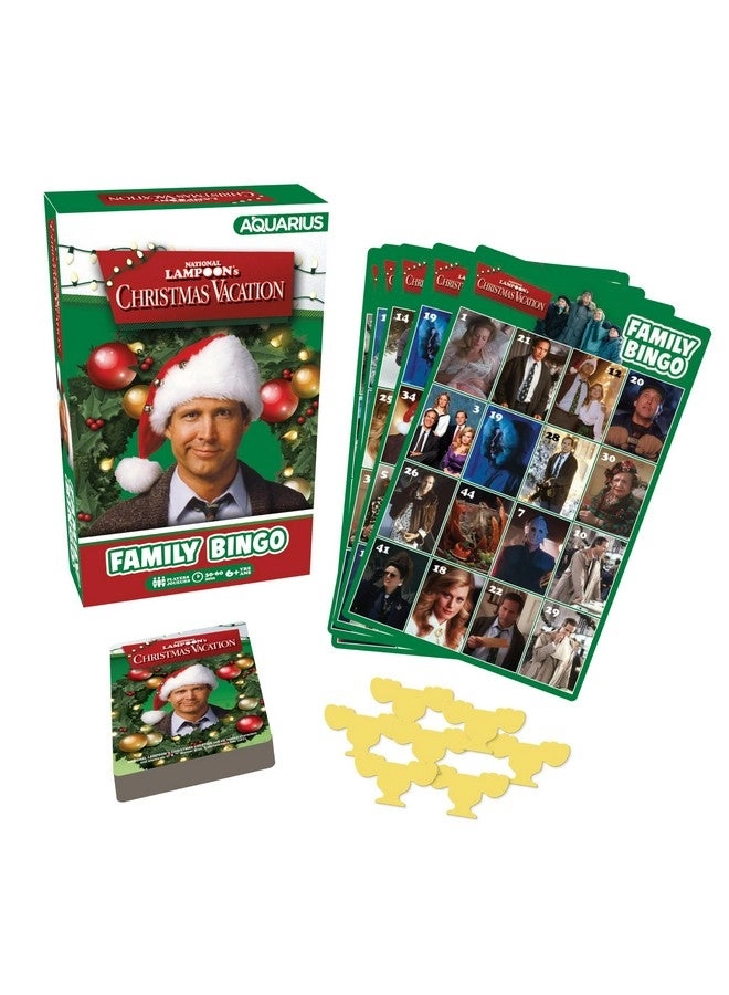 Aquarius Christmas Vacation Family Bingo Game