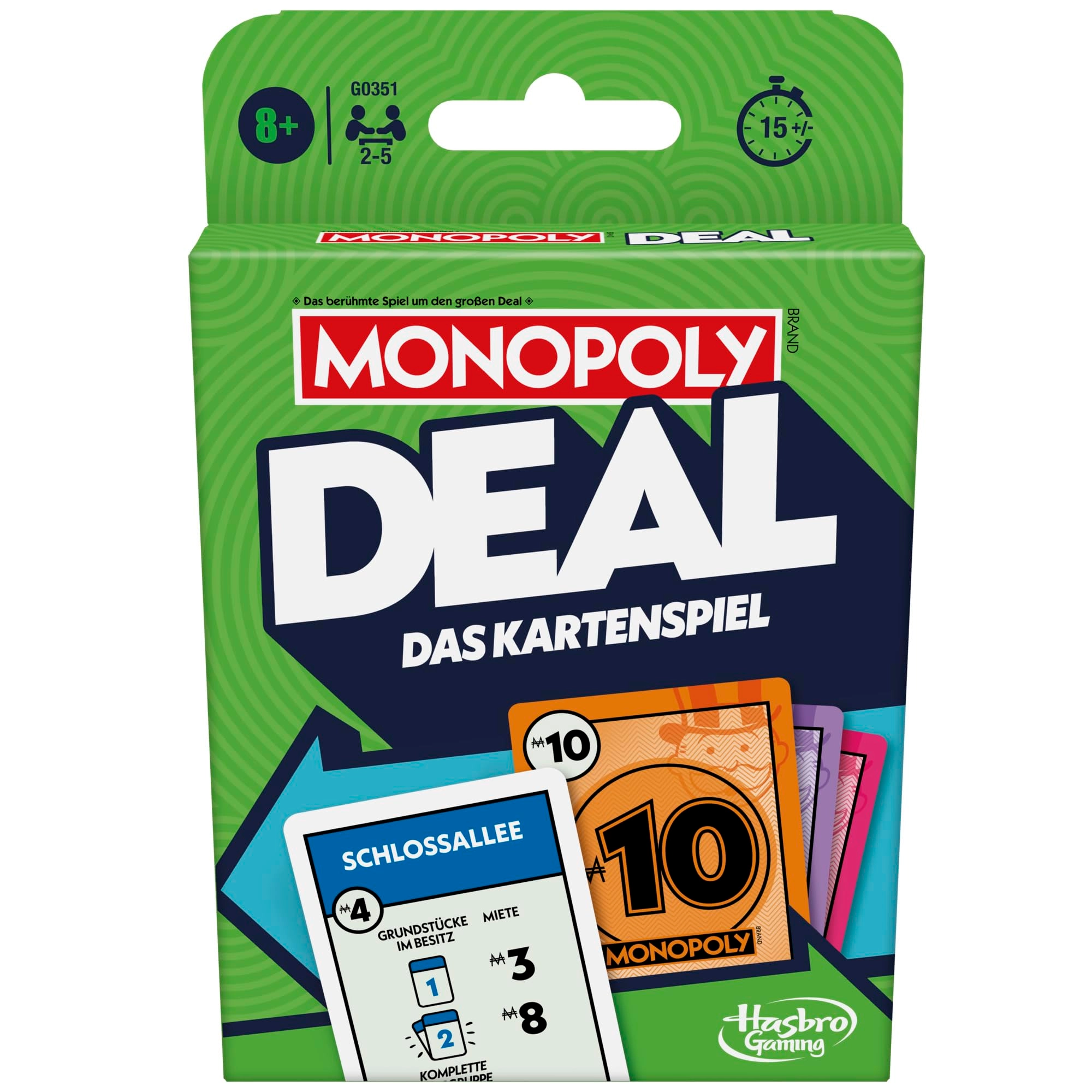Hasbro Monopoly Deal - Card Game (German)