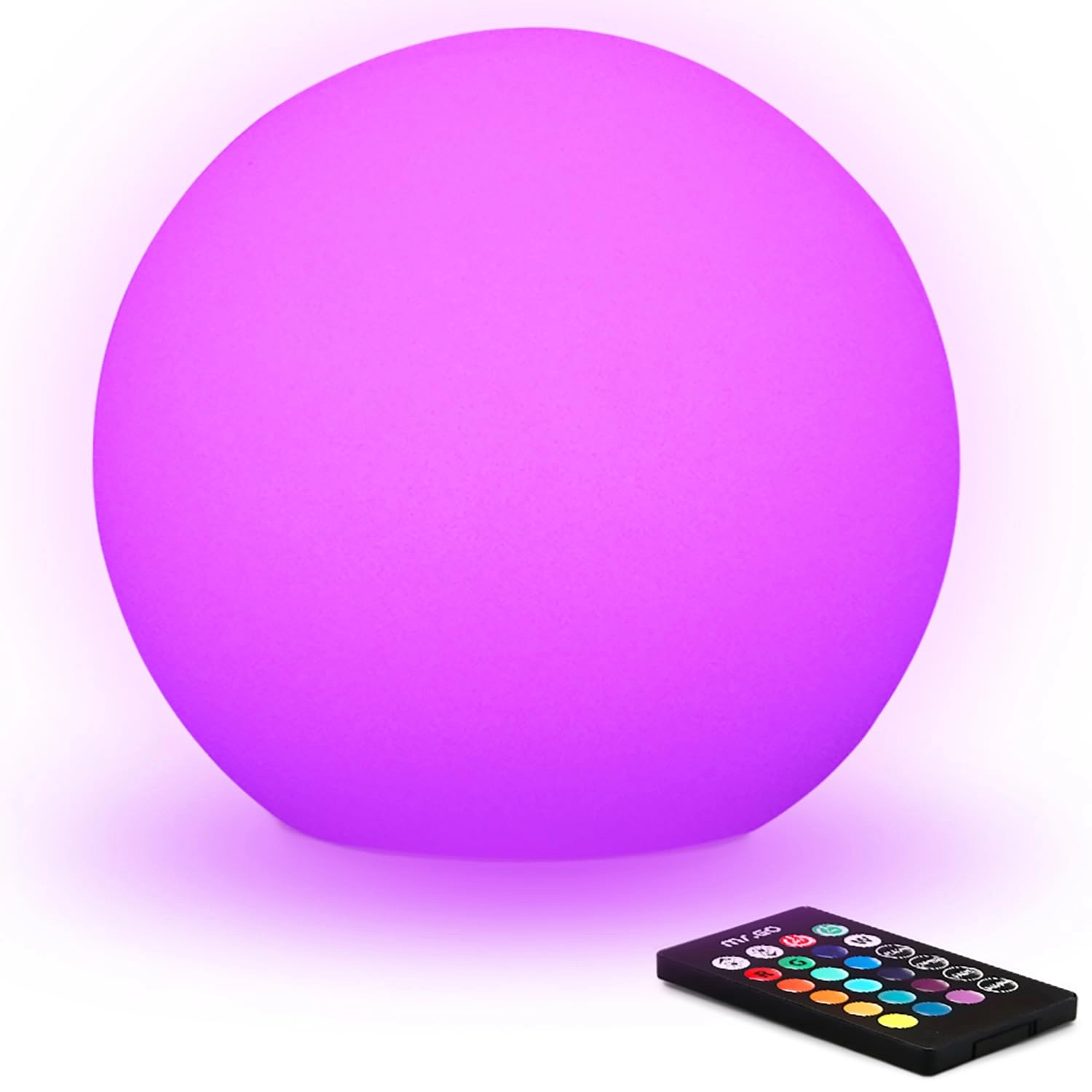Coolqing LED Ball Lamp - 10" RGB Rechargeable