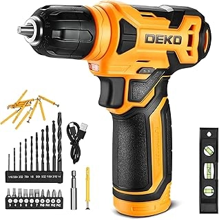 DEKOPRO Drill Set - 8V Cordless 126 Piece