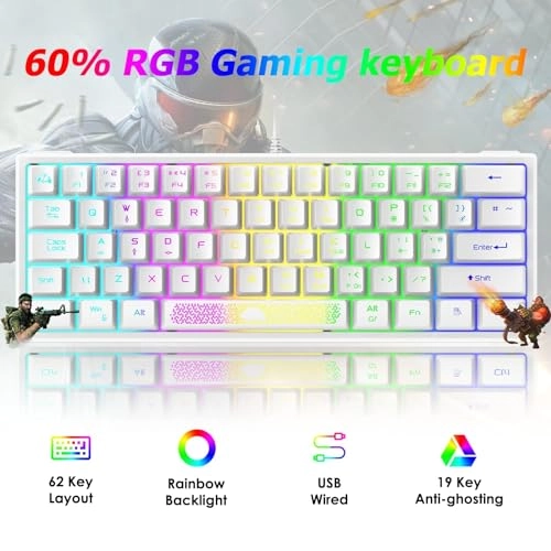 Mechanical Gaming Keyboard - UK Wired