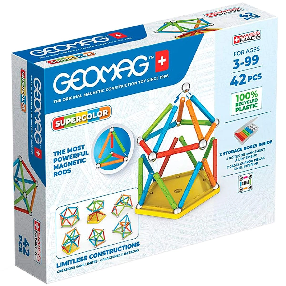 Geomag Supercolor - 42 pcs