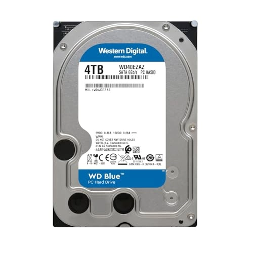 Blue 3.5" 5400rpm 256MB SATA 6Gb/s (WD40EZAZ) - 4TB