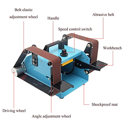 Double Axis Belt Sander - Variable Speed 950W 220V