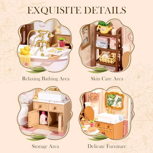 Super Creator-DIY Plastic Miniature House - 103 pcs