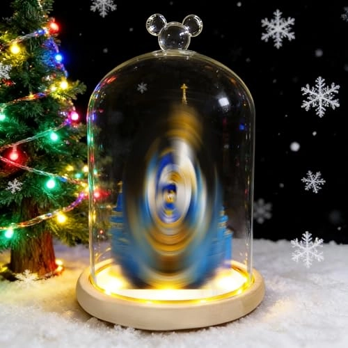 Illuminated Glass Display Case - 3 mm ultra-clear acrylic 18 x 25 cm