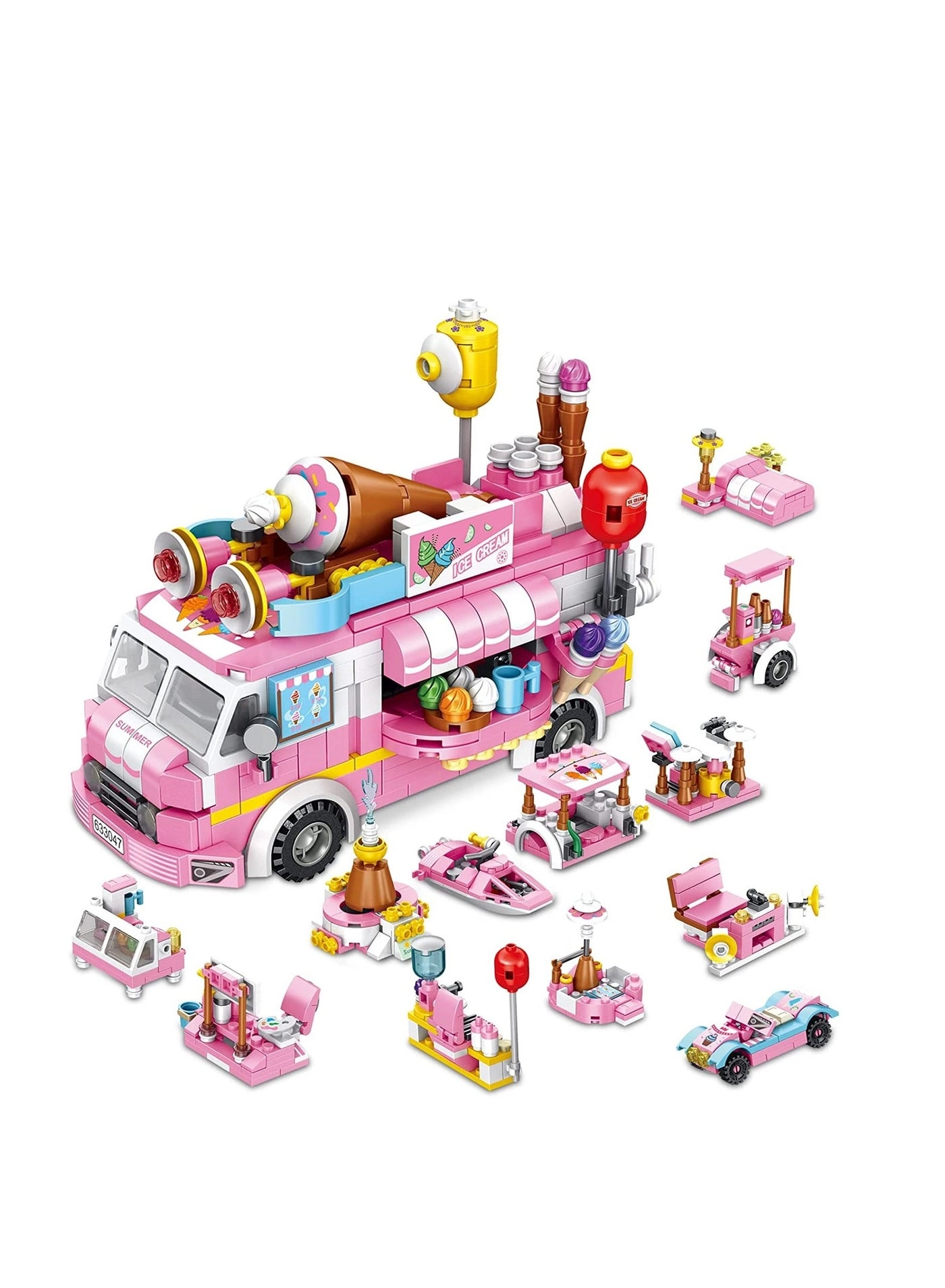 Loquat Ice Cream Truck - 553 pcs