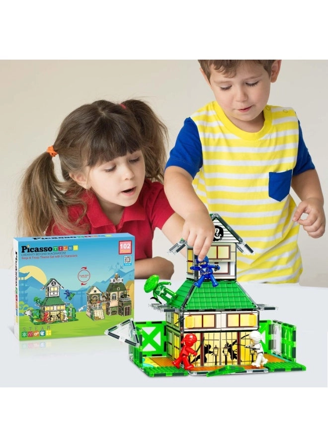 Magnetic Tiles Ninja Troop Theme (PTQ02)