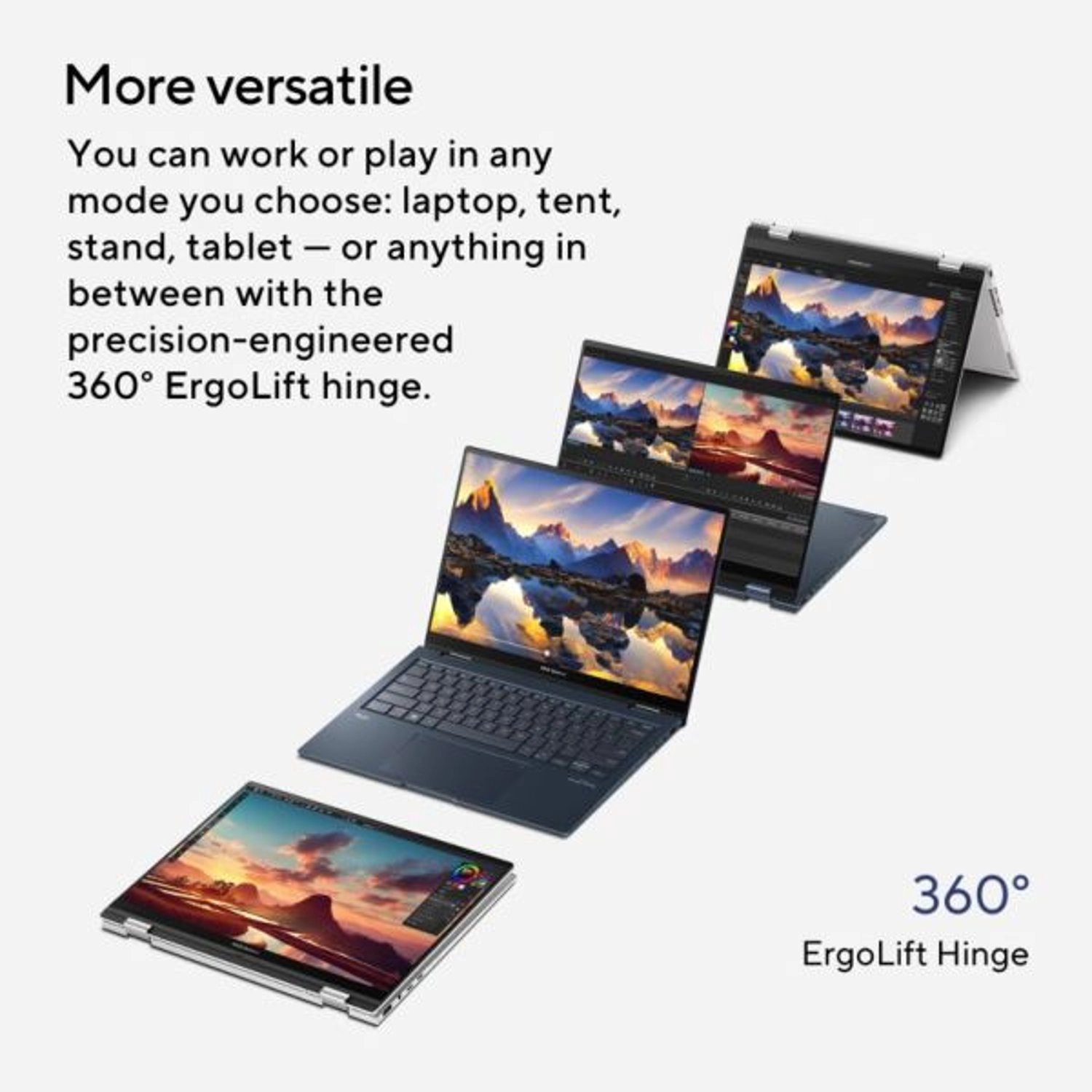 Zenbook 14 Flip OLED UP3404VA-OLEDI7B - 14'' Core i7-1360P 16GB DDR5 1000GB SSD