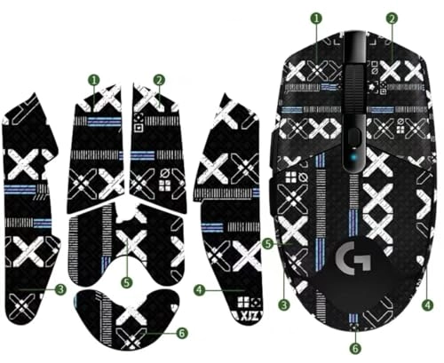 Mouse Anti-Slip Grip Tape - White for G305 Compatible with Logitech G304 G305