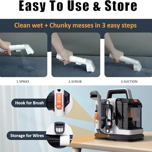 Carpet Spot Cleaner Machine - 600W