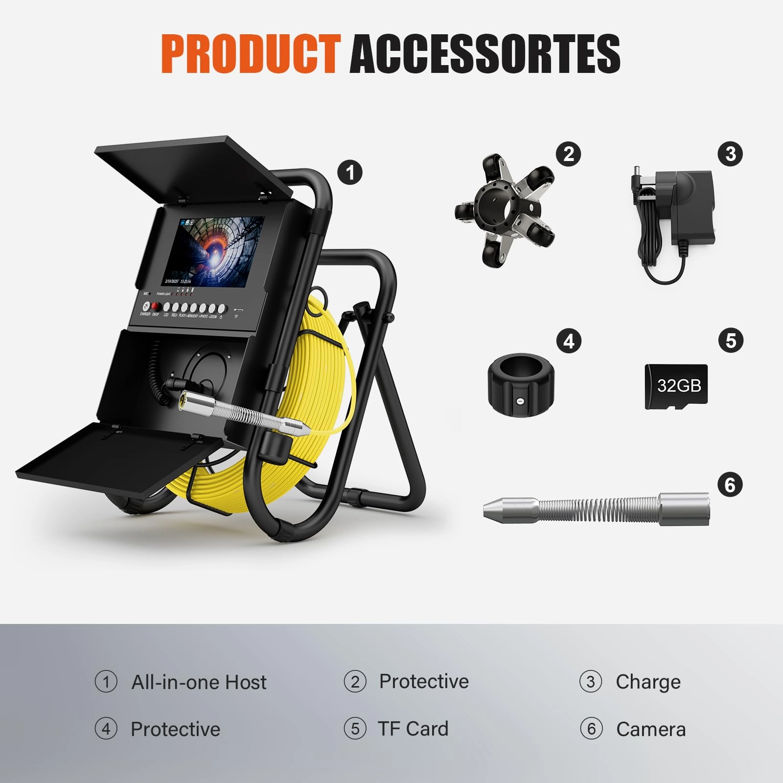 Sewer Camera - 30M/100FT 23mm