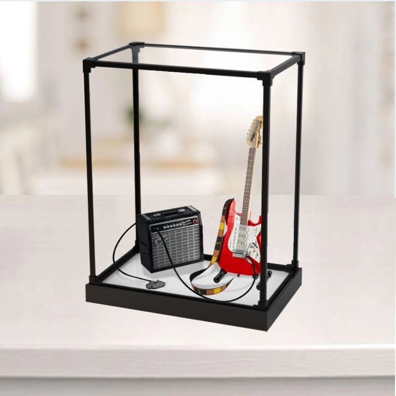 Acrylic Display Case (21329) - Black Bottom 11.81x 7.87 x 15.74in