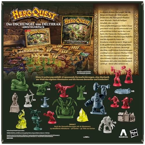 HeroQuest: The Jungle of Delthrak Adventure Pack (German)