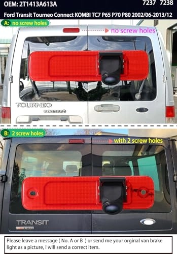 HD IP68 Rear View Camera - Night vision 1280x 720 pixels + 7'' Monitor