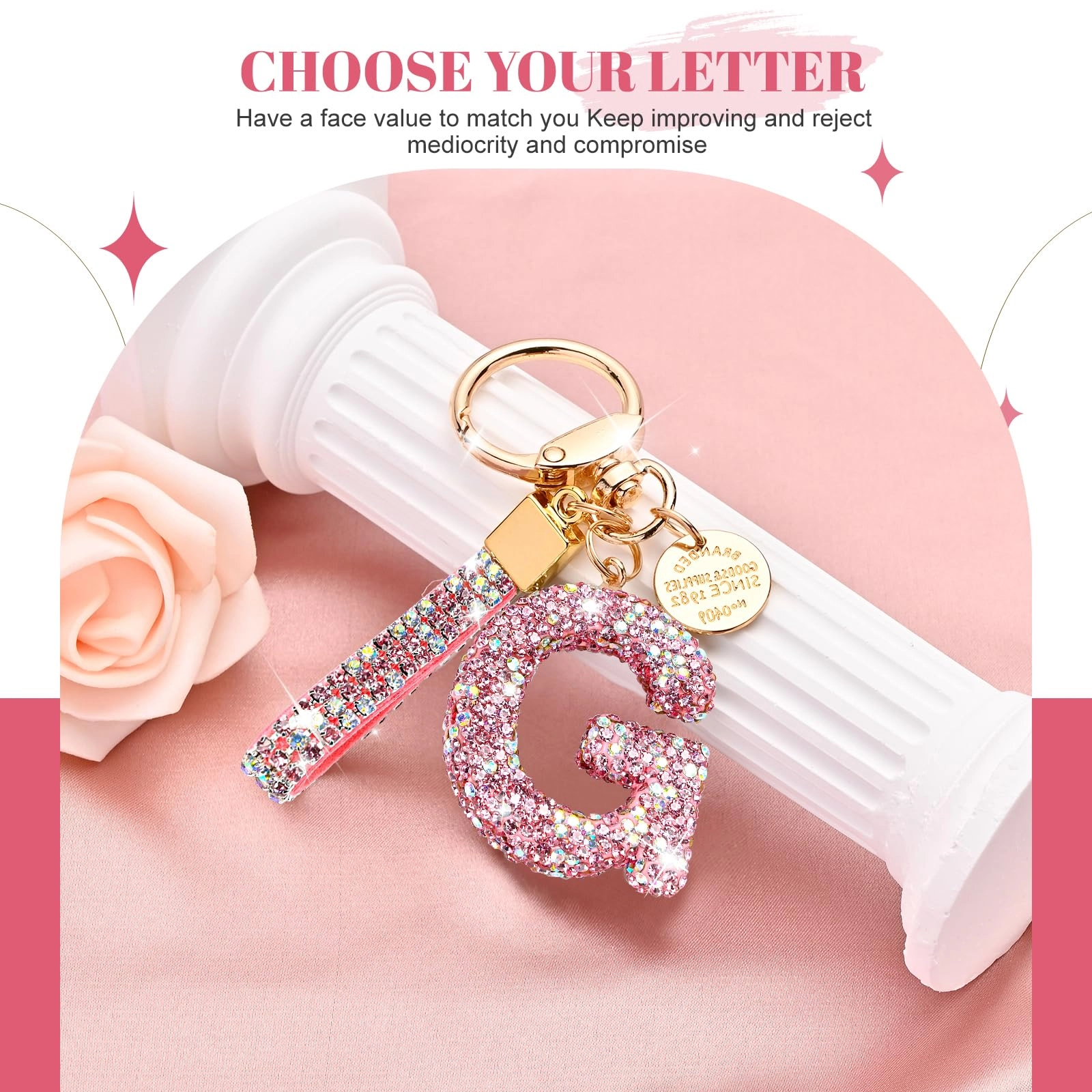Initial Letter Keychain