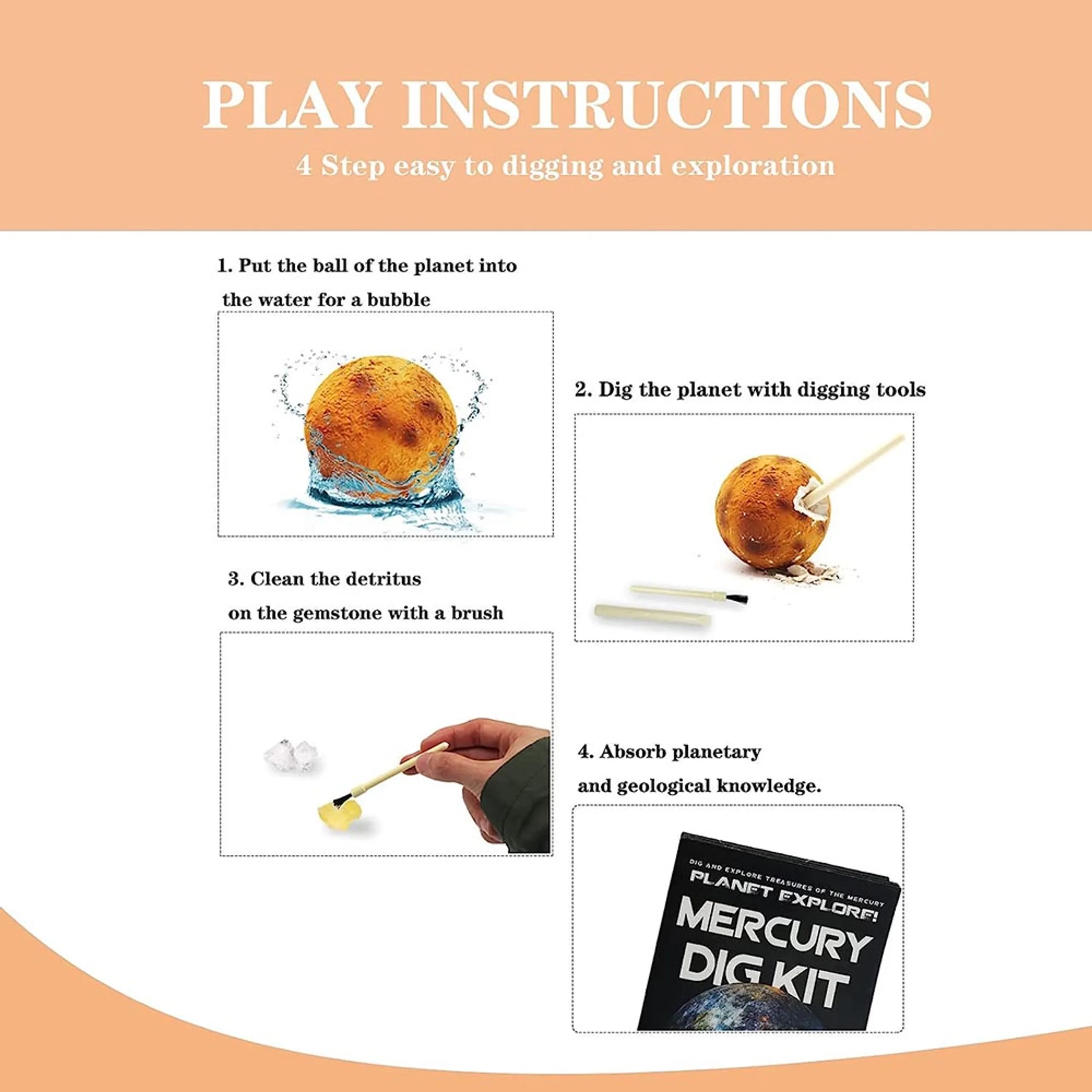 Planet Explore - Venus - 5 pieces 6 years+