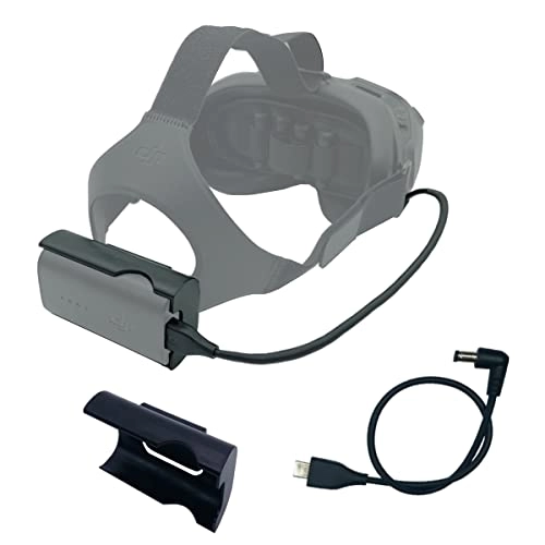 FPV Goggles V2 Battery Bracket Holder and Power Cable - 30cm Power Cable 7.7*4.5*2.3cm