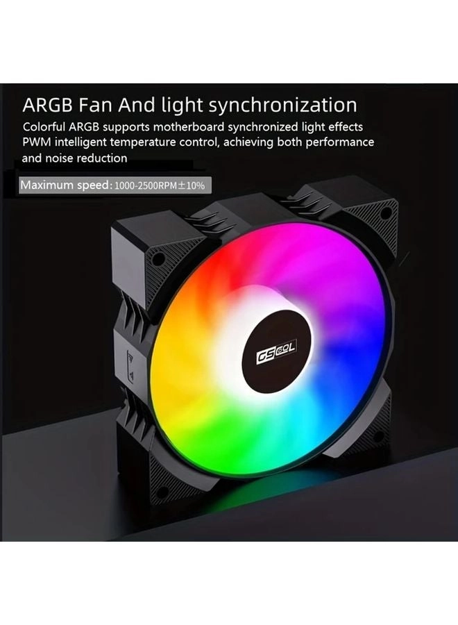 ARGB Colorful Intelligent Temperature Display CPU Cooler