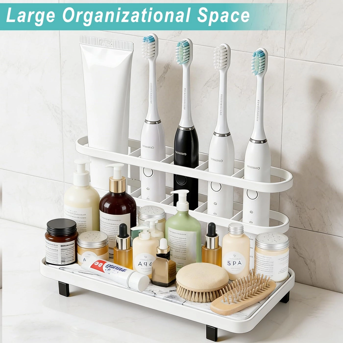 Electric Toothbrush Holders - Bathrooms 5 Slots