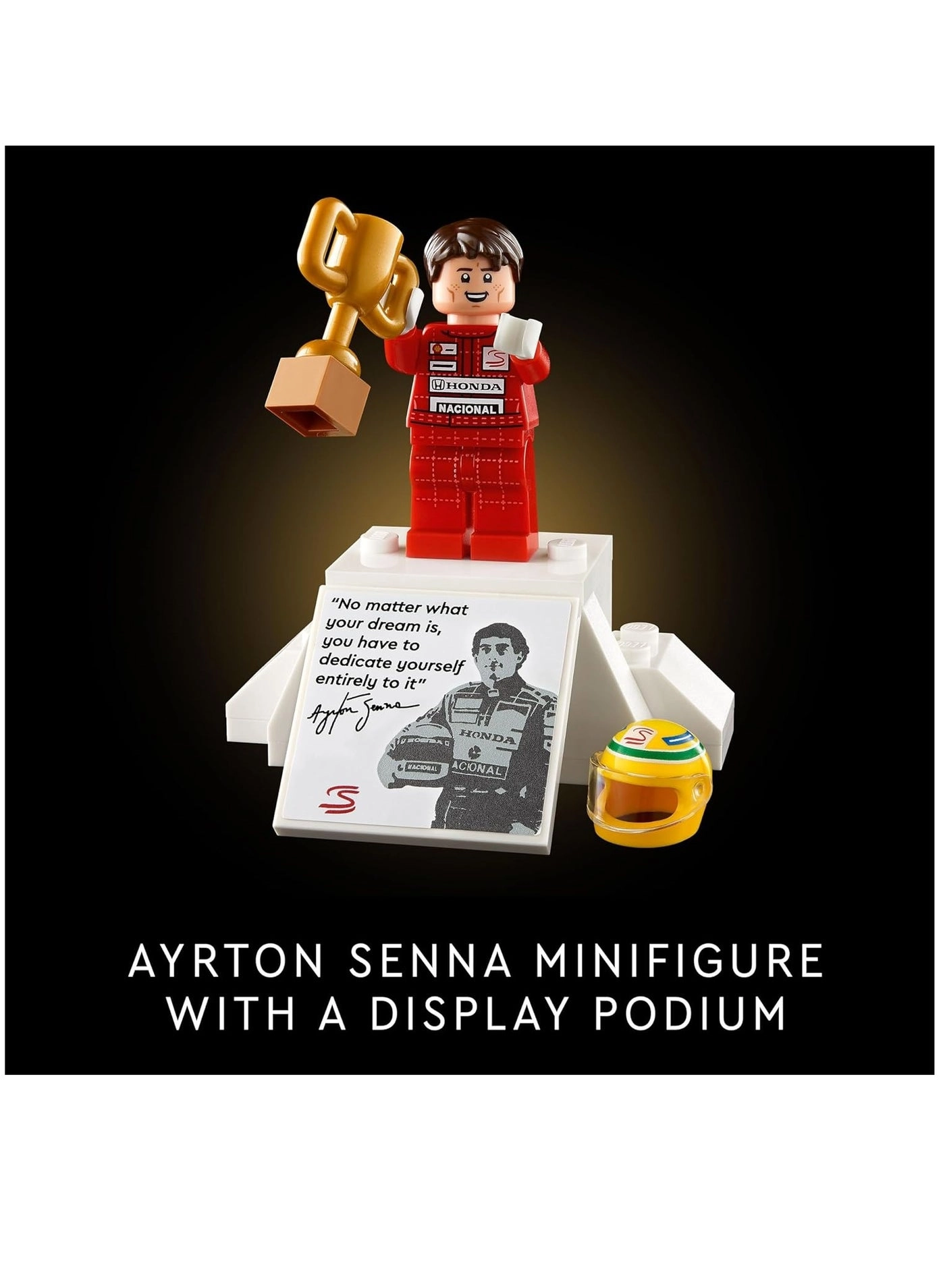Icons McLaren Model Car MP4/4 & Ayrton Senna (10330)