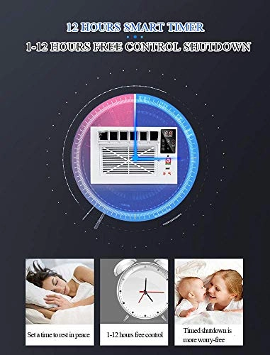 Window Air Conditioner - 3 Fan Speeds Dehumidifier