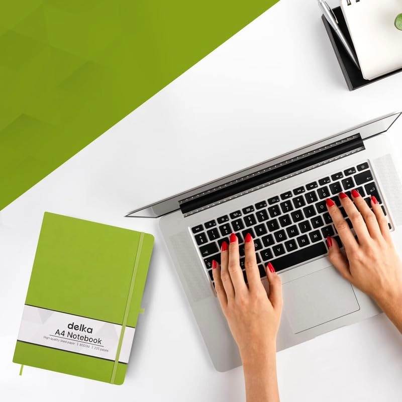 A4 Notebook A4 Hardcover - Lined 80 Sheets