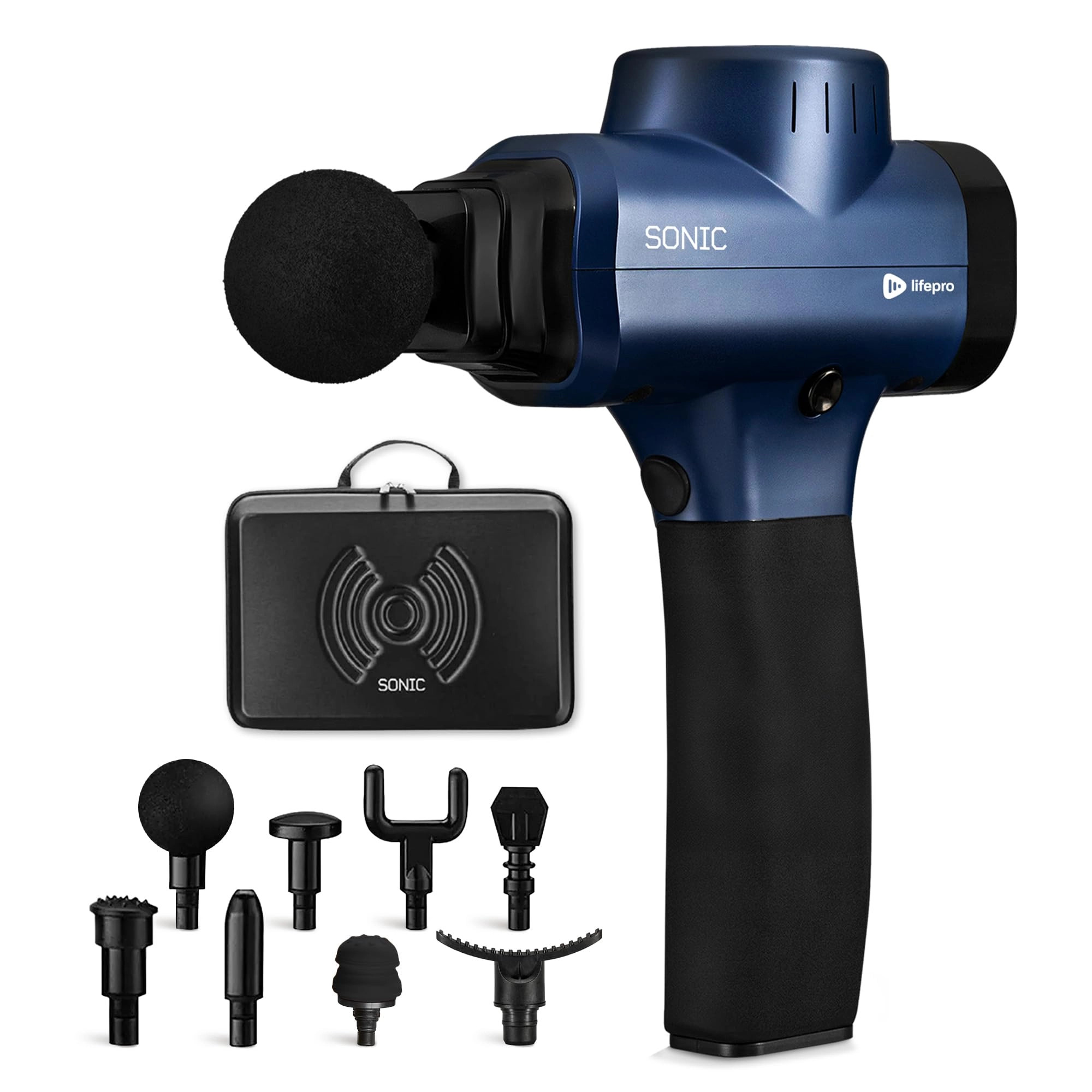 LifePro LP-SNK Massage Gun - 8 Heads 5 Speeds