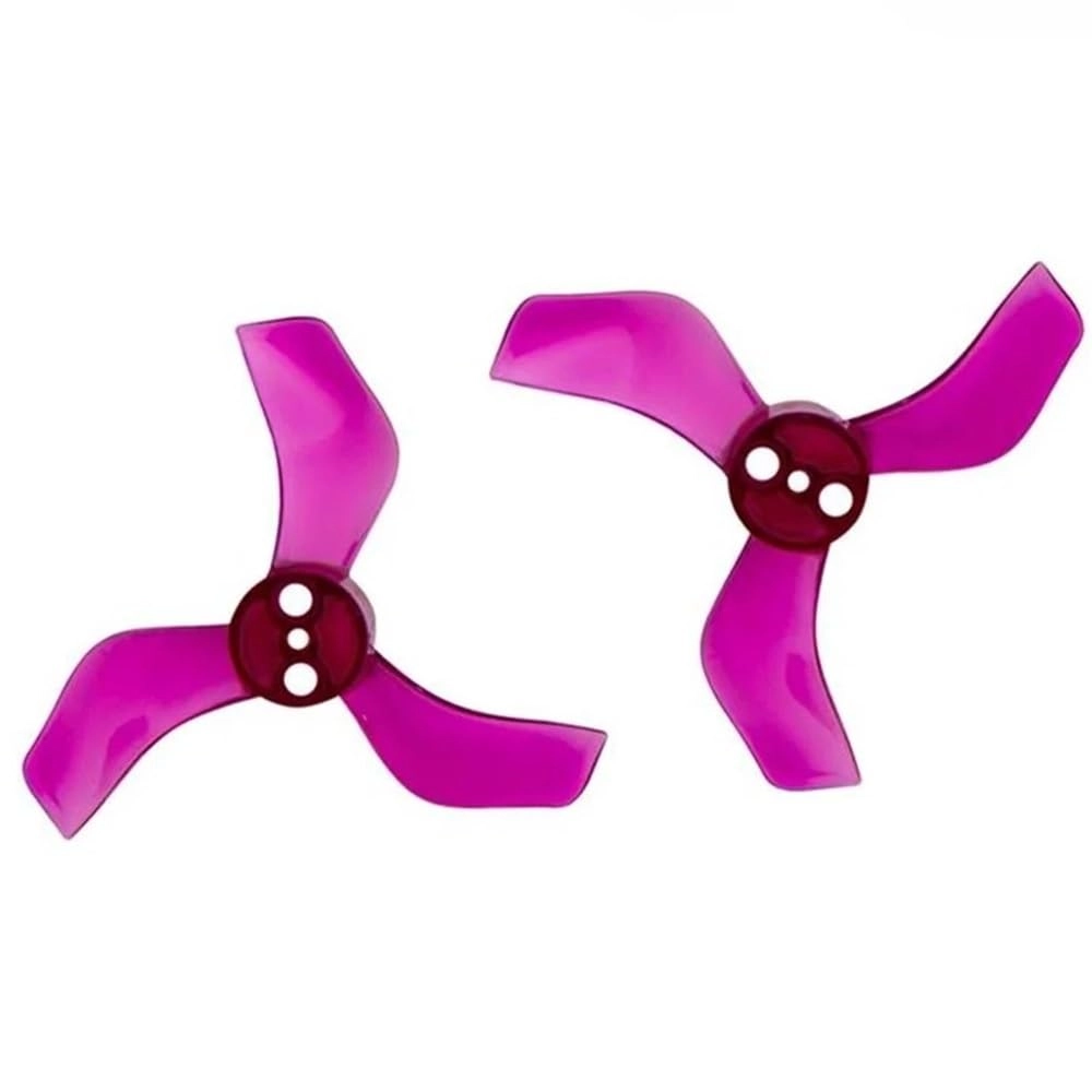3-Blade Propellers - 4 Pairs 1.5 mm Clear Grey