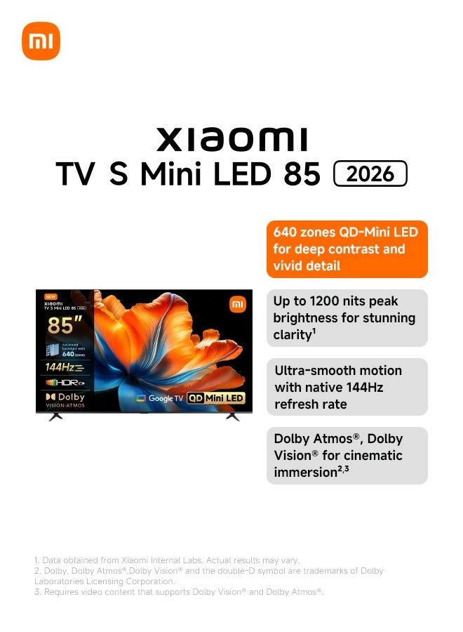 Xiaomi L85MC-SME - 85 in