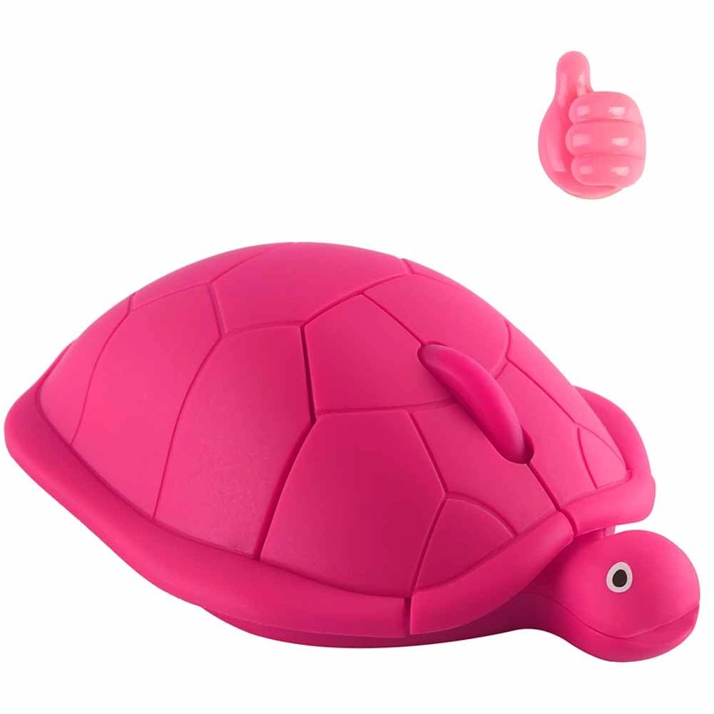 Dpisuuk Cute Green Turtle Shape Mouse - wireless