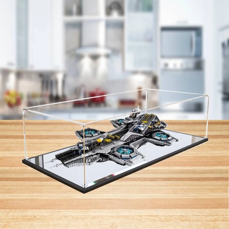 HCAEIOFJ Display Case - Compatible for LE-GO 76042 Transparent