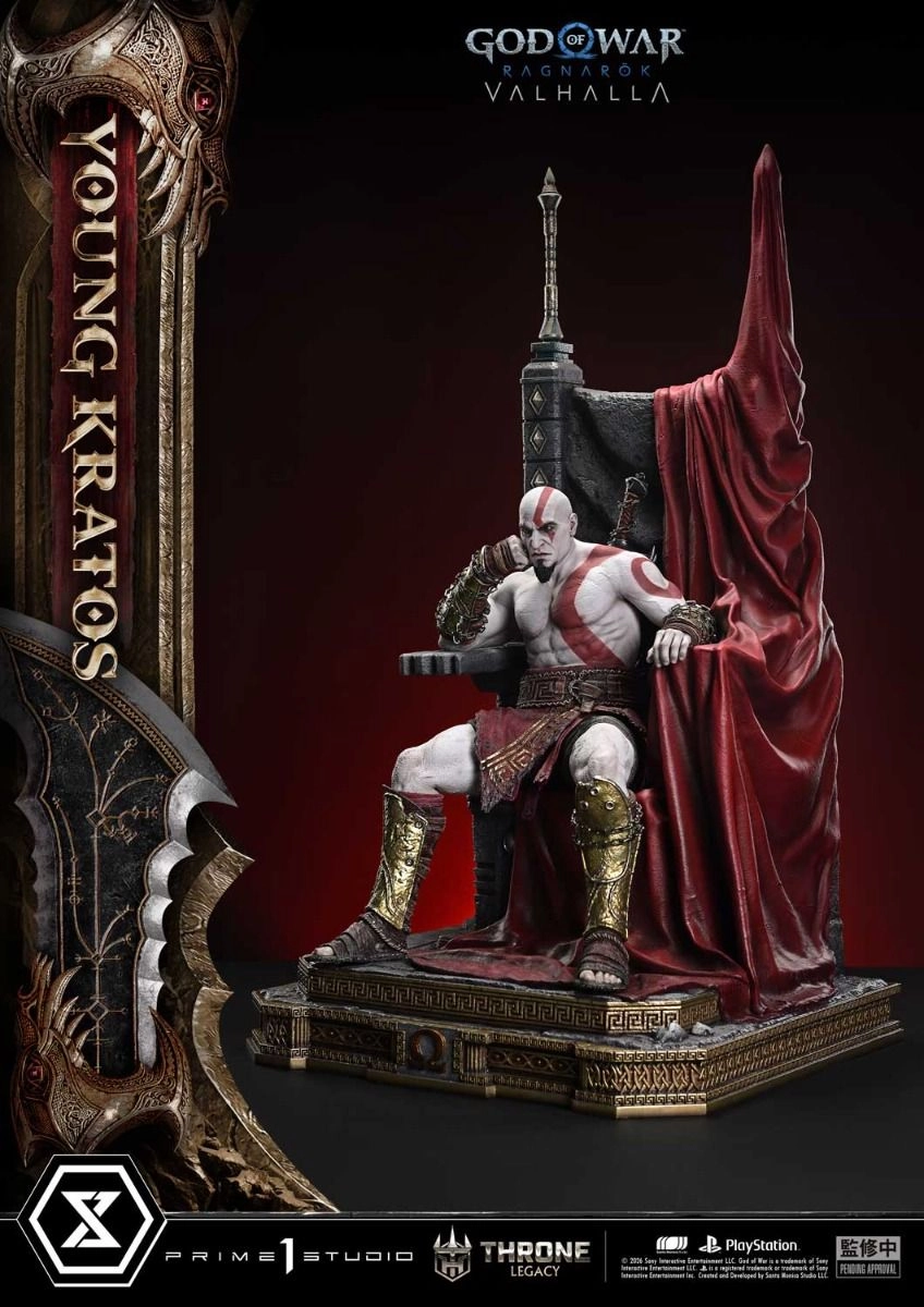 Young Kratos Throne Legacy - Polystone and other materials