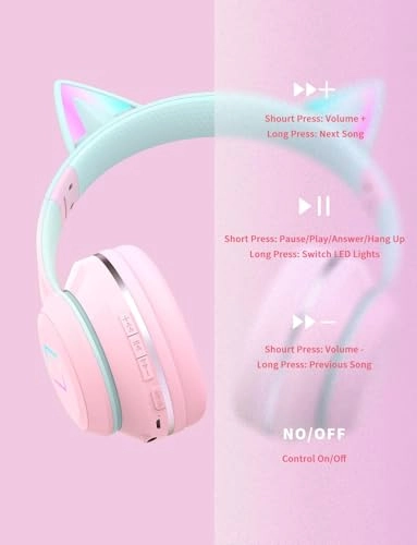 Cat Ear Headphones Wireless Headphone