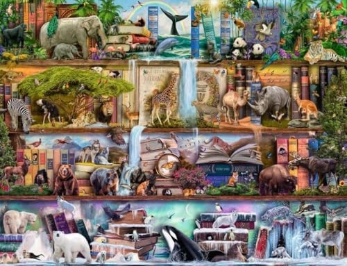 Wild Kingdom Shelves Puzzle (1881649066953) - 2000 pcs