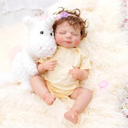 Pascale Reborn Baby Doll - 18 inch Vinyl sleeping Ages 3+