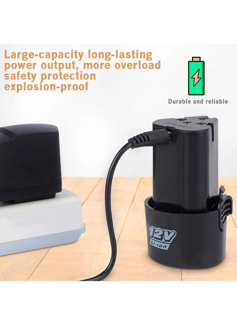 12V Liion Dual Speed Keyless Chuck Drill - 1.5Ah