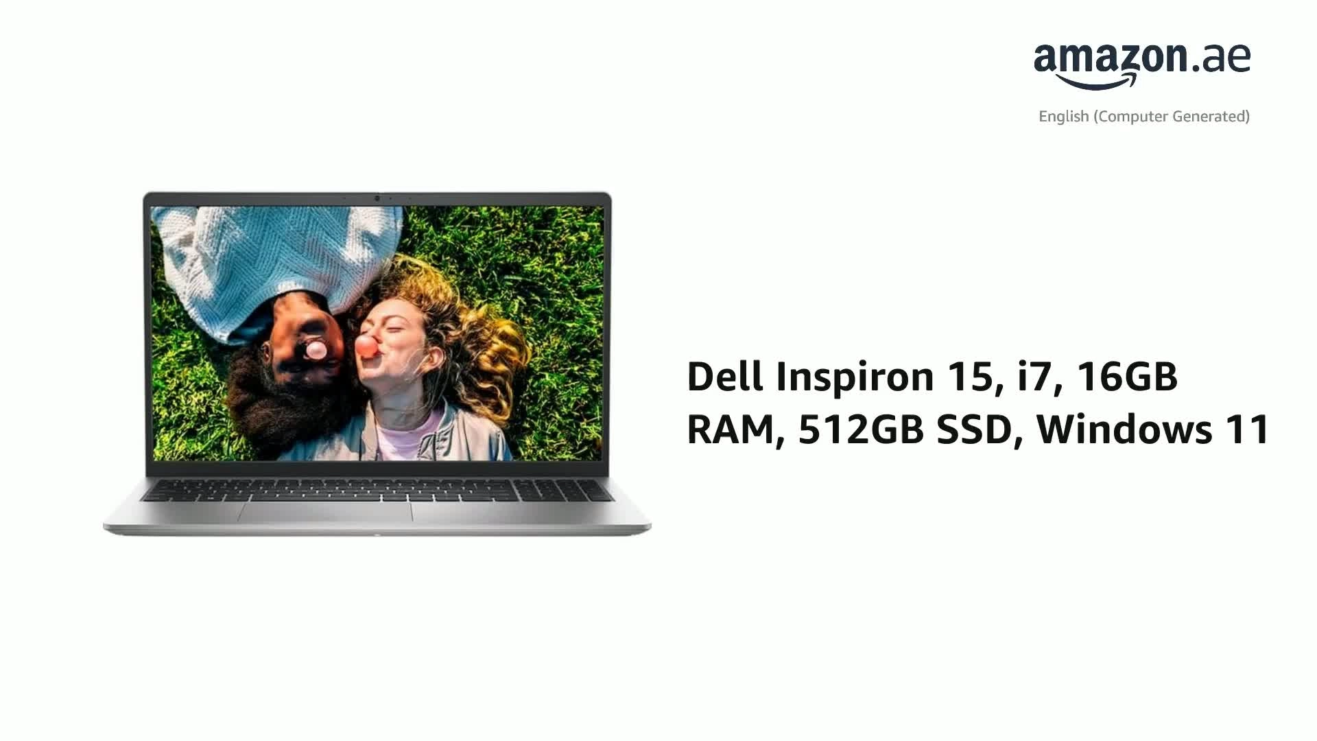 Inspiron 3520 HGXH8 - 15.6'' Core i7-1255U 16GB DDR4 512GB SSD