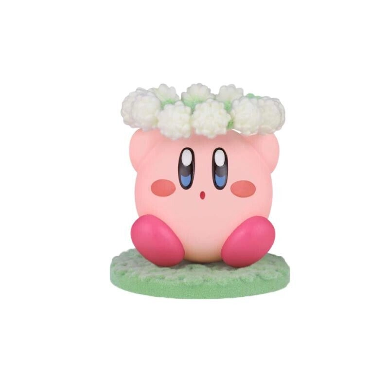Kirby Fluffy Puffy Mine Play In The Flower (4 cm)