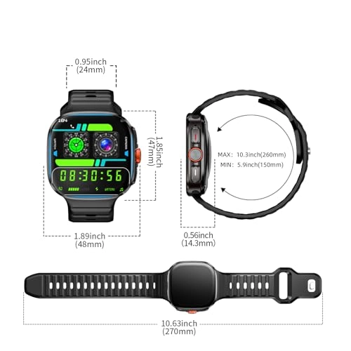 Smart Watch 48mm Material spray metal paint LTE GPS