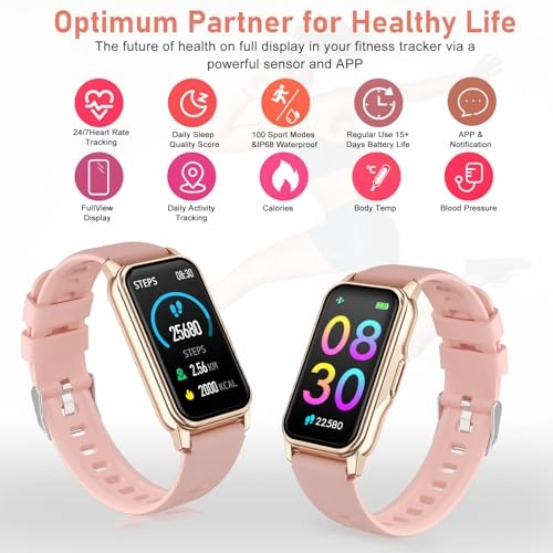 Fitness Tracker - 24/7 Heart Rate Blood Oxygen Sleep Tracker
